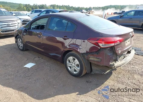 2017 Kia Forte Lx из США, поврежденный, VIN 3KPFK4A75HE140023